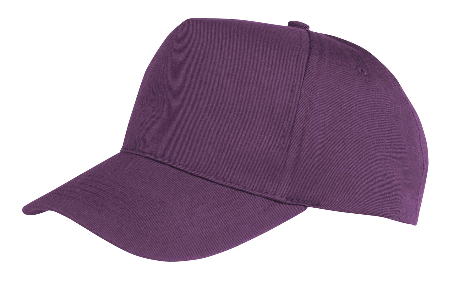 Purple baseball cap on a white background