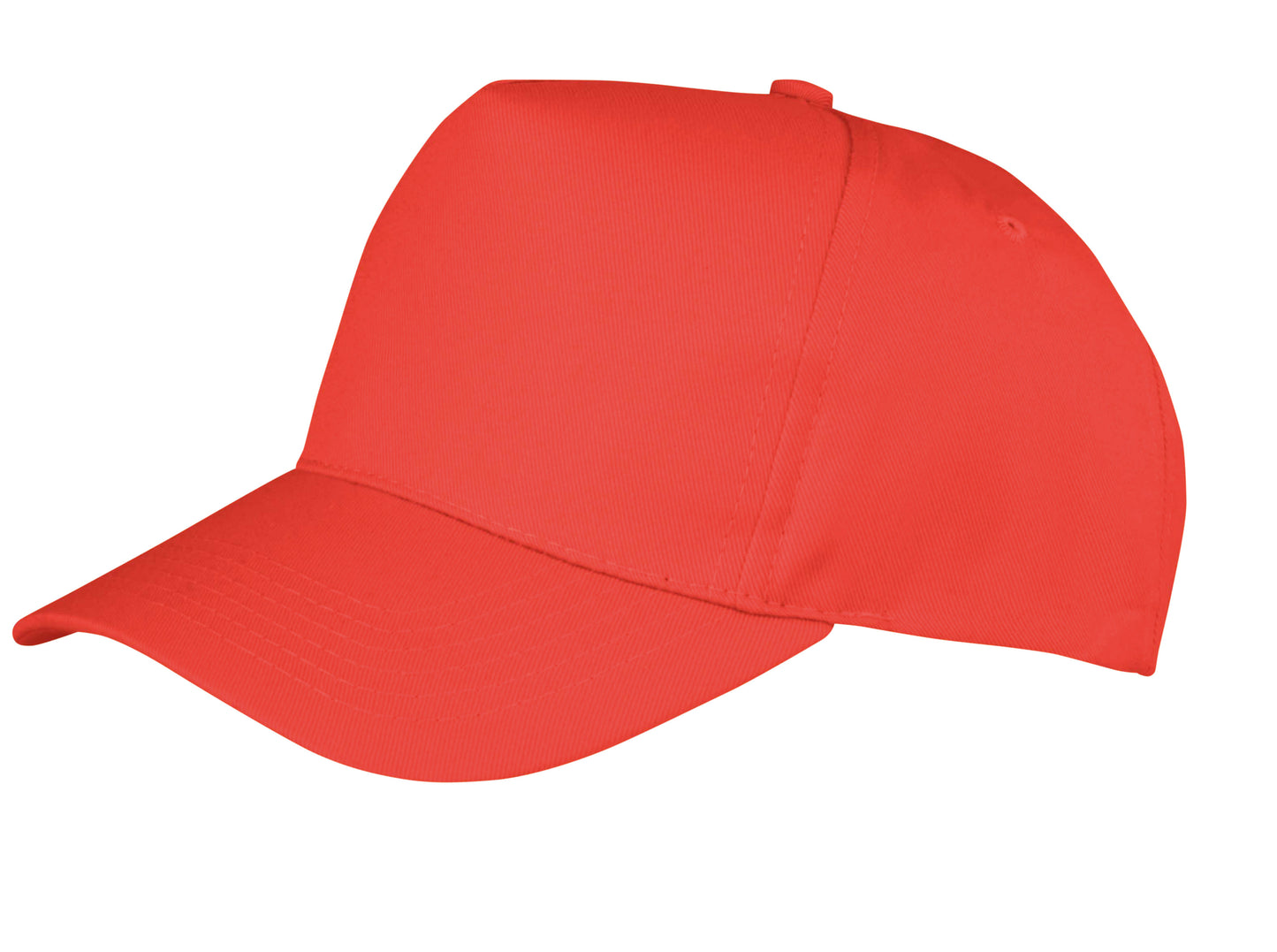 Red baseball cap on a white background